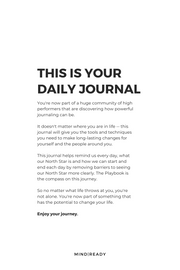 The Playbook: A Daily Journal for Athletes
